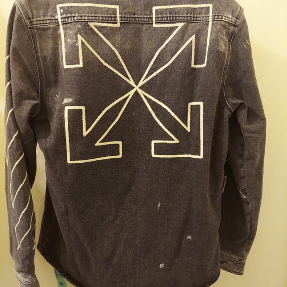 Off White Denim Shirt - Picture 4 of 10